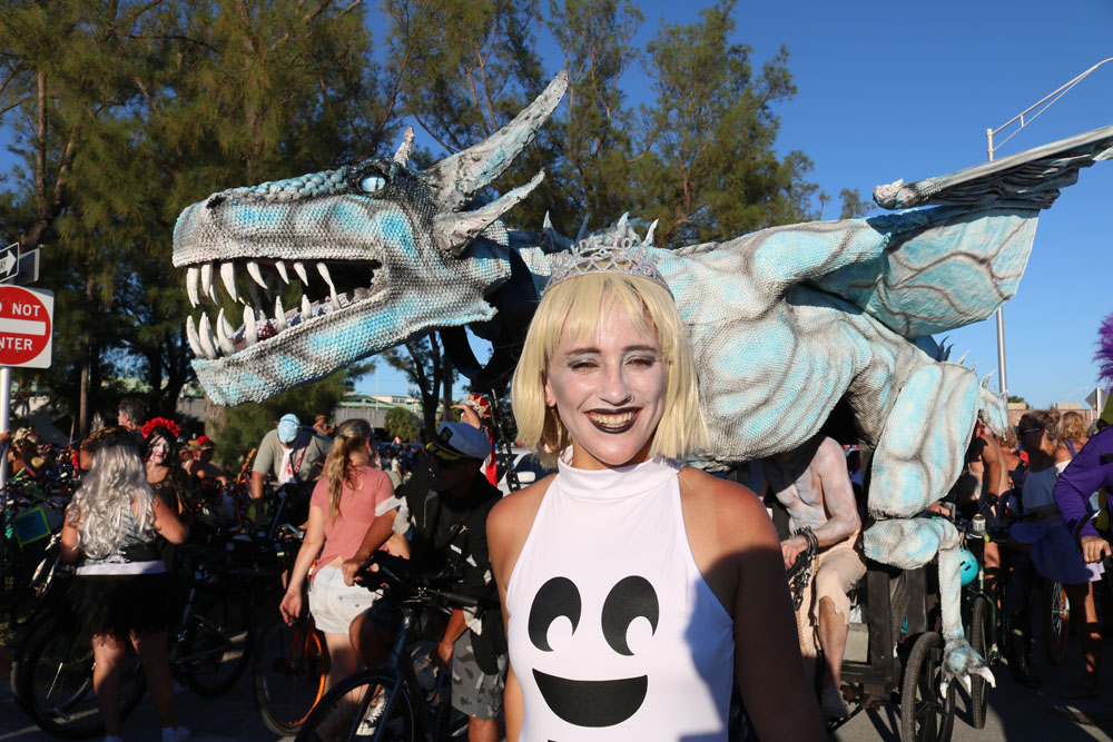 Zombie Bike Ride 2018 photo - Duval Street, Key West